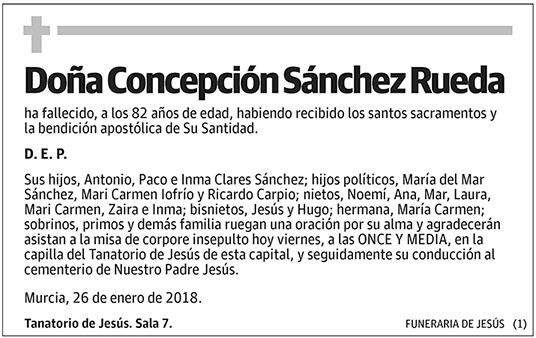 Concepción Sánchez Rueda
