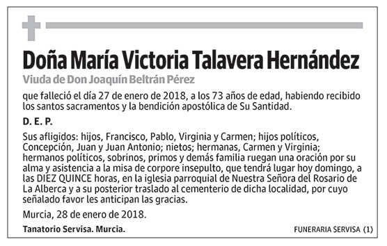 María Victoria Talavera Hernández