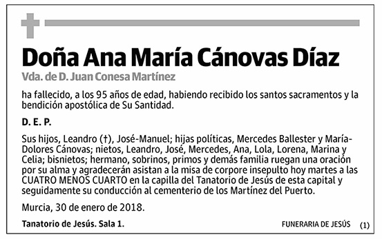 Ana María Cánovas Díaz