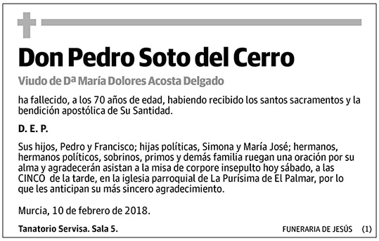 Pedro Soto del Cerro