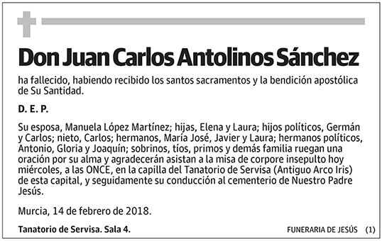 Juan Carlos Antolinos Sánchez