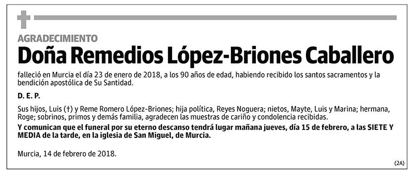 Remedios López-Briones Caballero