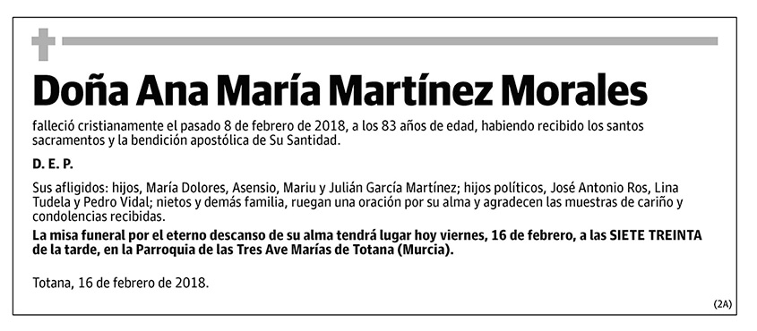 Ana María Martínez Morales