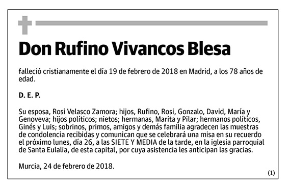 Rufino Vivancos Blesa