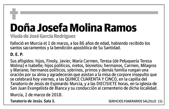 Josefa Molina Ramos