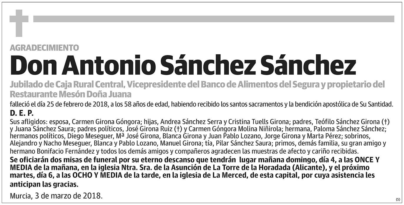Antonio Sánchez Sánchez