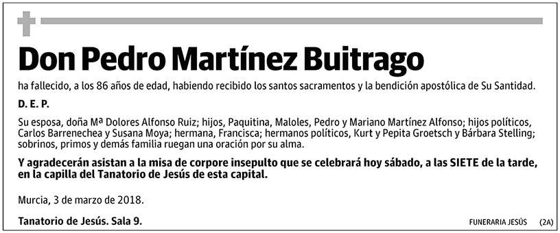 Pedro Martínez Buitrago