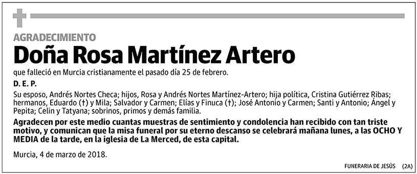 Rosa Martínez Artero