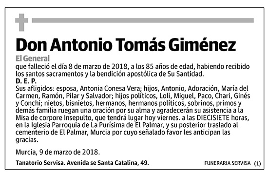 Antonio Tomás Giménez