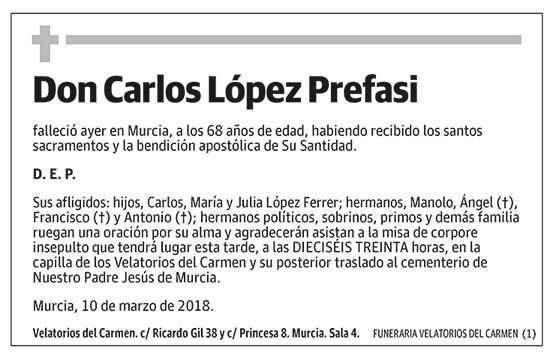 Carlos López Prefasi