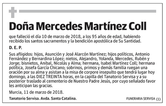 Mercedes Martínez Coll