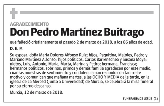 Pedro Martínez Buitrago