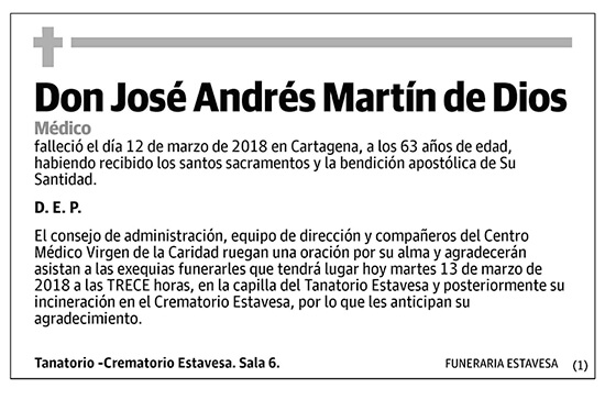 José Andrés Martín de Dios