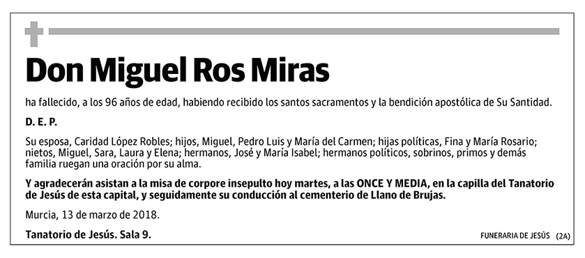 Miguel Ros Miras