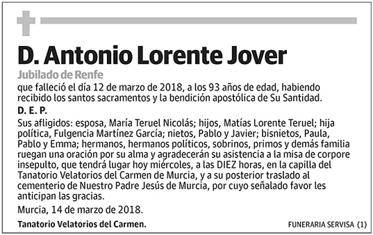 Antonio Lorente Jover