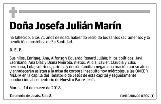 Josefa Julián Marín