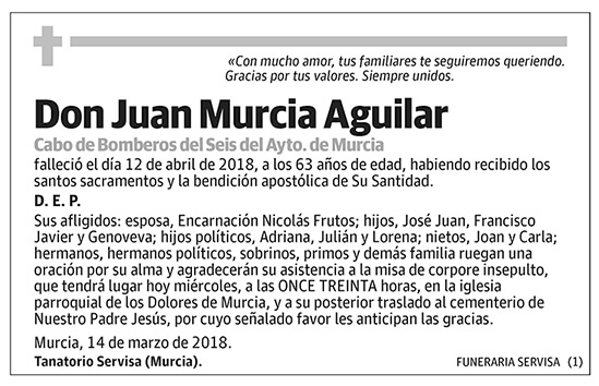 Juan Murcia Aguilar