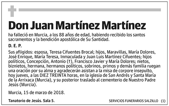 Juan Martínez Martínez