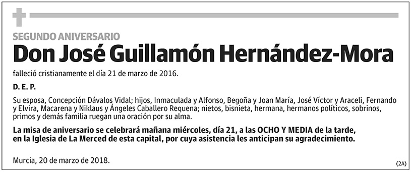 José Guillamón Hernández-Mora