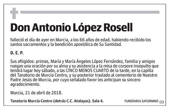 Antonio López Rosell