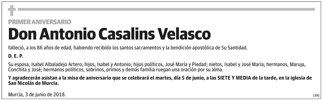 Antonio Casalins Velasco