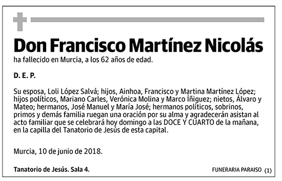 Francisco Martínez Nicolás