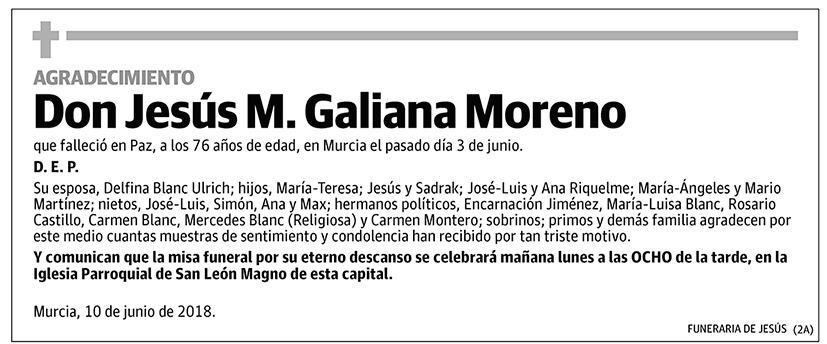 Jesús M. Galiana Moreno
