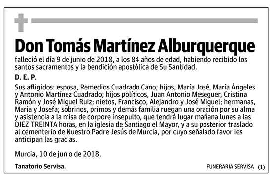 Tomás Martínez Alburquerque