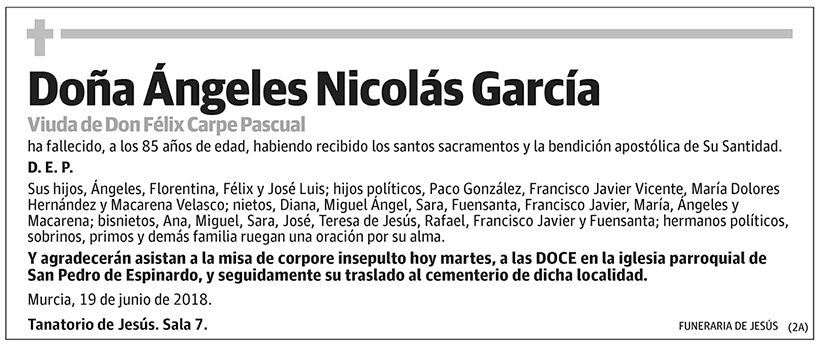 Ángeles Nicolás García