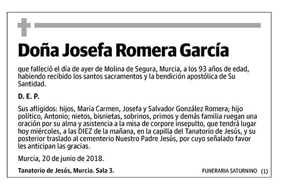 Josefa Romera García