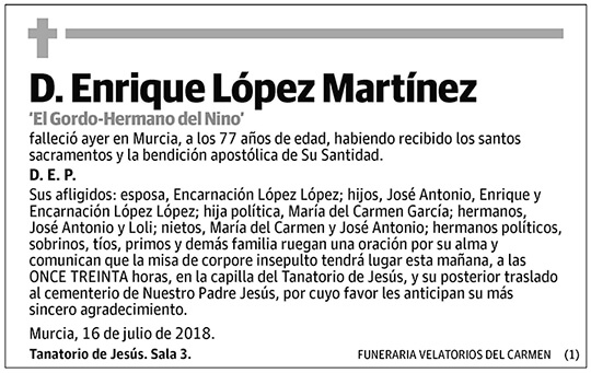 Enrique López Martínez