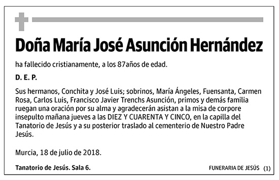 María José Asunción Hernández