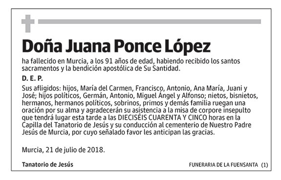 Juana Ponce López