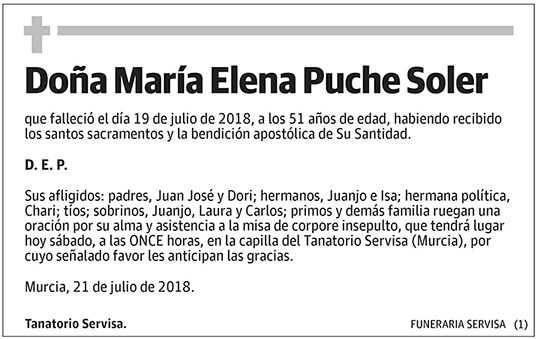 María Elena Puche Soler