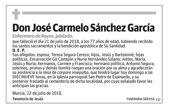 José Carmelo Sánchez García