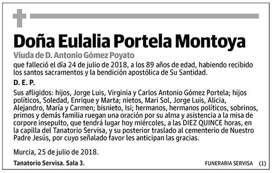 Eulalia Portela Montoya