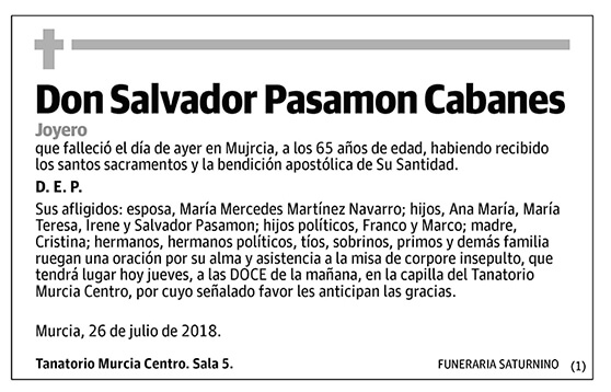 Salvador Pasamon Cabanes