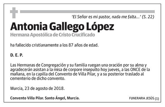 Antonia Gallego López