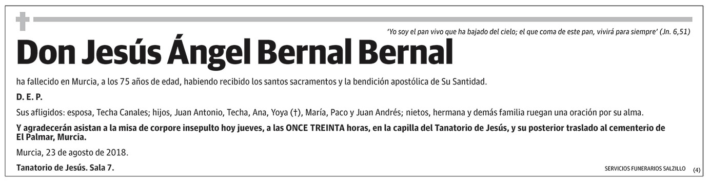 Jesús Ángel Bernal Bernal