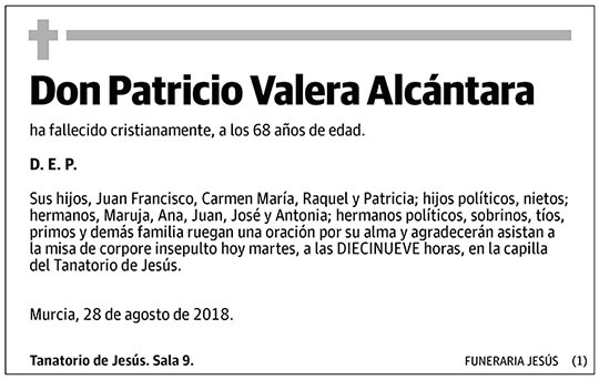 Patricio Valera Alcántara