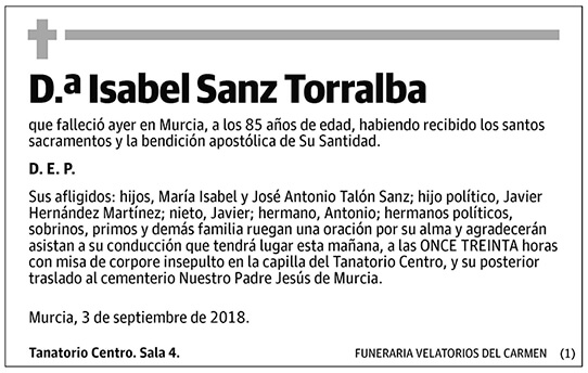 Isabel Sanz Torralba