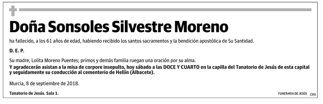 Sonsoles Silvestre Moreno