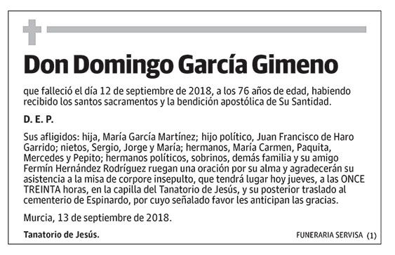Domingo García Gimeno