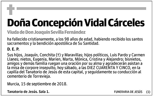 Concepción Vidal Cárceles