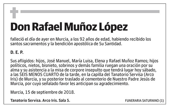 Rafael Muñoz López