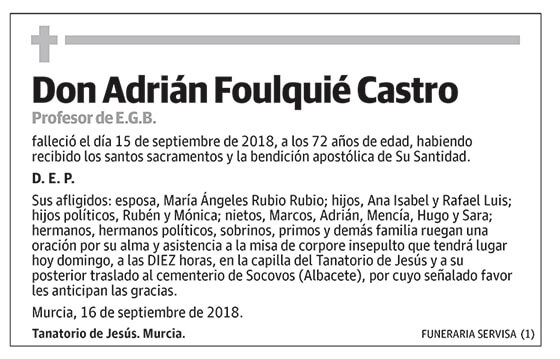 Adrián Foulquié Castro