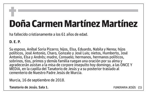 Carmen Martínez Martínez