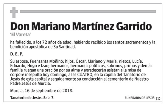 Mariano Martínez Garrido
