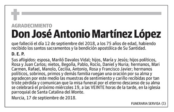 José Antonio Martínez López