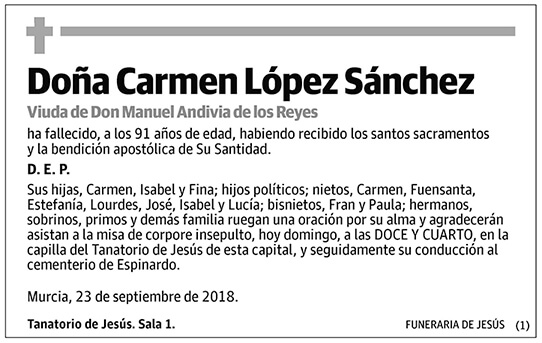 Carmen López Sánchez